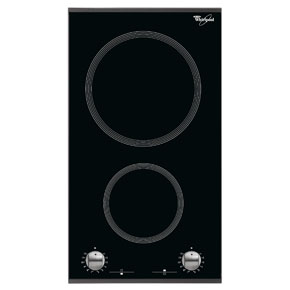Whirlpool hob: 2 electric rings