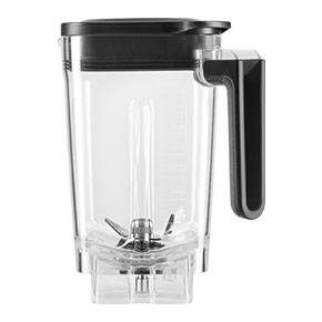 KitchenAid 1.6 L BPA-free plastic, ribbed, single wall jar with vented