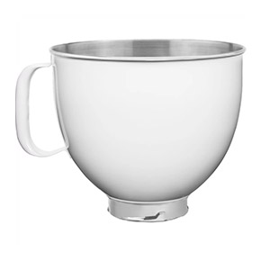 STAINLESS STEEL MIXING BOWL 4.8 L - WHITE