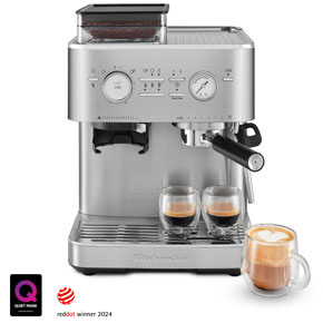 KitchenAid Espresso Collection Semi Automatic Espresso Machine with Burr Grinder
