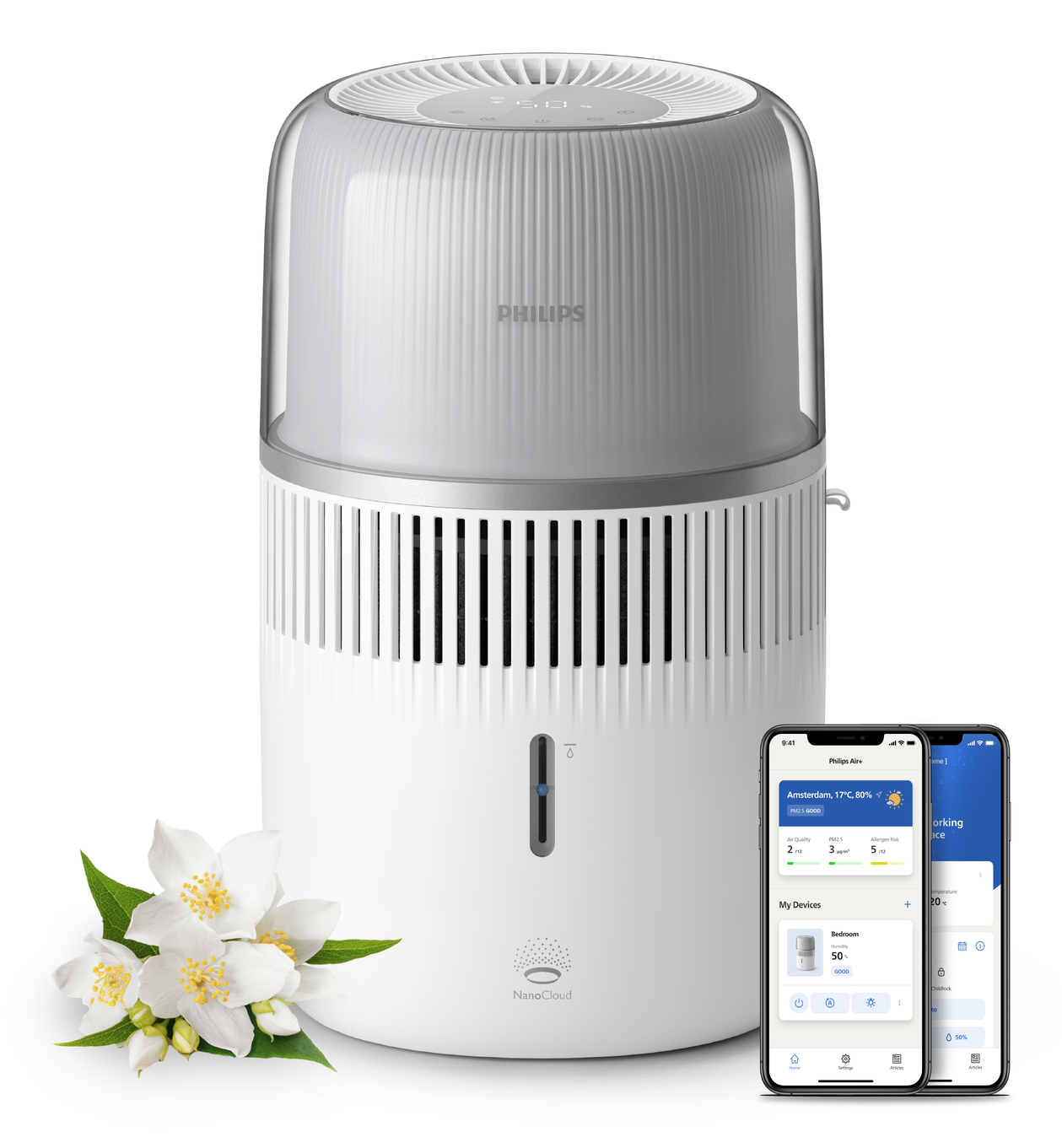 Philips 5000 Series Air Humidifier Steam 4.5 L White