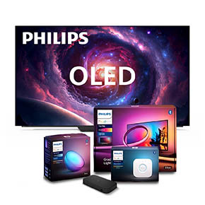 Philips 77” OLED UHD TV with Hue Entertainment Package